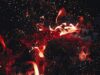 Fire burning